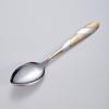 Stainless Steel Feather Pattern Spoon & Fork Set for Western Food