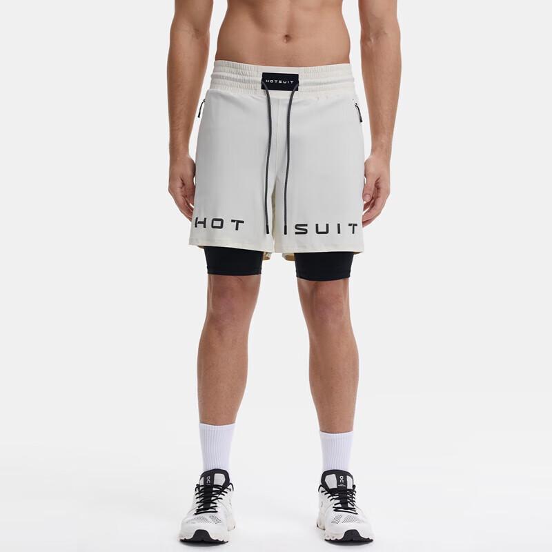 HOTSUIT Unisex Lightweight 2-in-1 Running Shorts 2XL