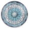Round Beach Towel With Fringed Digital Printed Bohemian Microfiber Bath Towel Yoga Mat Custom