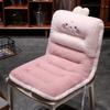 Winter Plush Car Seat Cushion Cute Car Seat Cover Cartoon Waist Cushion To Keep Warm Seat Pad Accessories