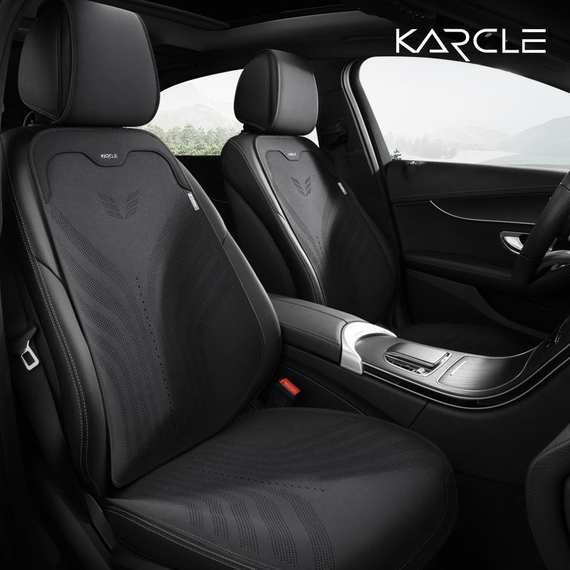 High Quality Suede Cover Universal High-end Car Seat Cover Breathable Seat Anti-slip Luxury Car Protection Thin Suede Seat Cover