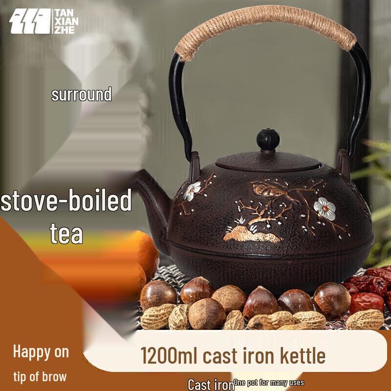 Explorer Retro Cast Iron Tea Kettle