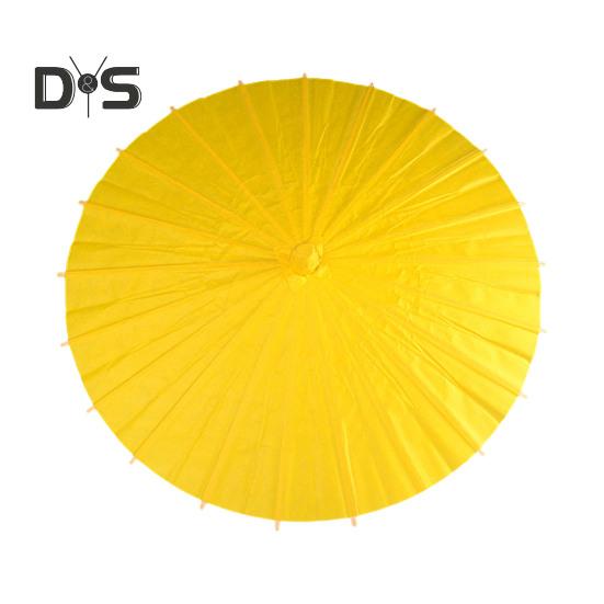 20/30/40/60/85CM Colorful Paper Umbrella Chinese Style DIY Crafts Decorative Oil-paper Painting Umbrella Bamboo Handle Oriental Parasol Party Favors