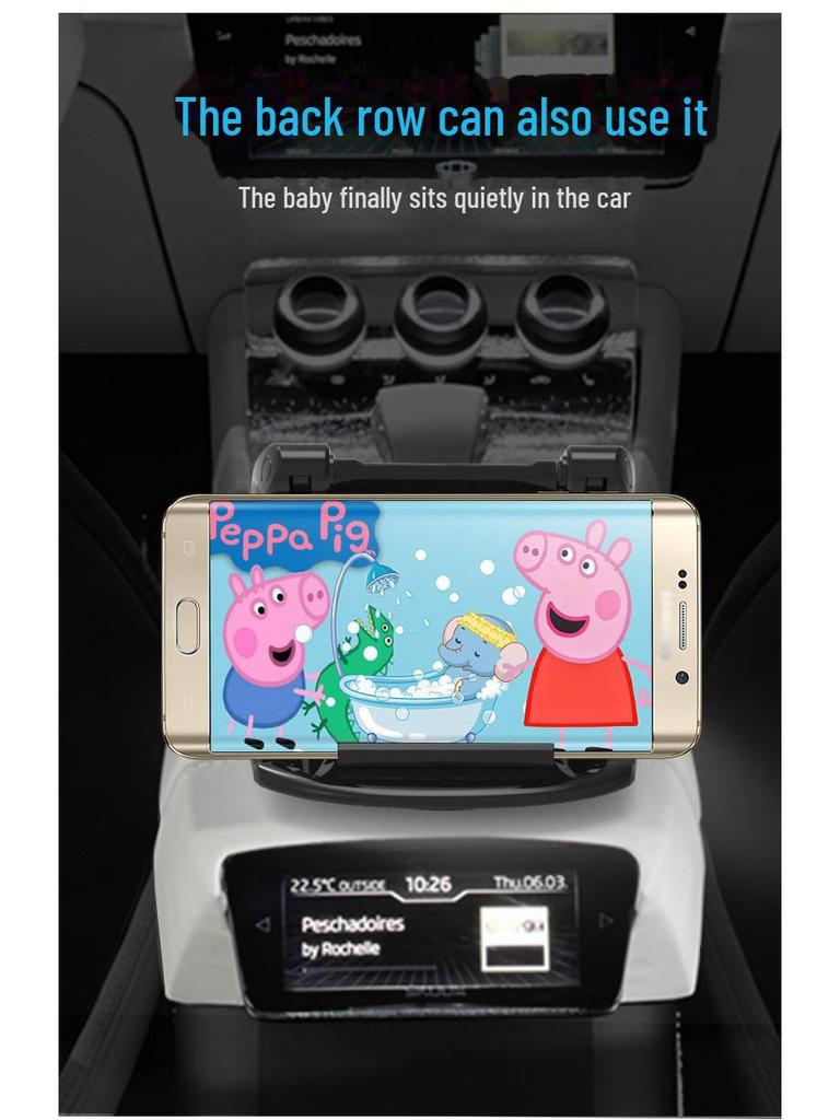 Suporte Antiderrapante para Celular de Painel de Carro Transfronteiriço com Design Criativo de Navegação