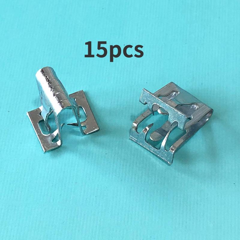 

15/30/45pcs Car Fasteners Universal Car Dashboards DVD CD Panel Interior Trim Plate Fixed Iron Clip Buckle Auto Accessories 15 pieces