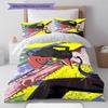 Chainsaw Man Pattern Bedding,Quilt Set Quilt Cover Pillowcase Home Birthday Gift (1 * duvet cover + 2 * pillowcase, without core)