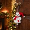 Creative Cartoon Christmas Bear Pendant DIY Soft Plush Bear Decoration Exquisite Bear Door Hanging Holiday Decor