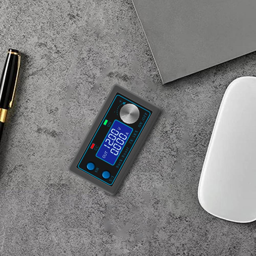 ZK-5KX Step Up Down Power Module 5A Max Adjustable Regulated Laboratory Power Supply 80W LCD Display for Electronic Equipment