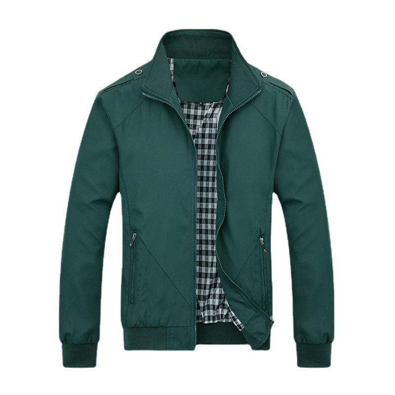 Mantel Herbst Koreanische Version Jacke Trend Lässig Herren Stehkragen Hemd