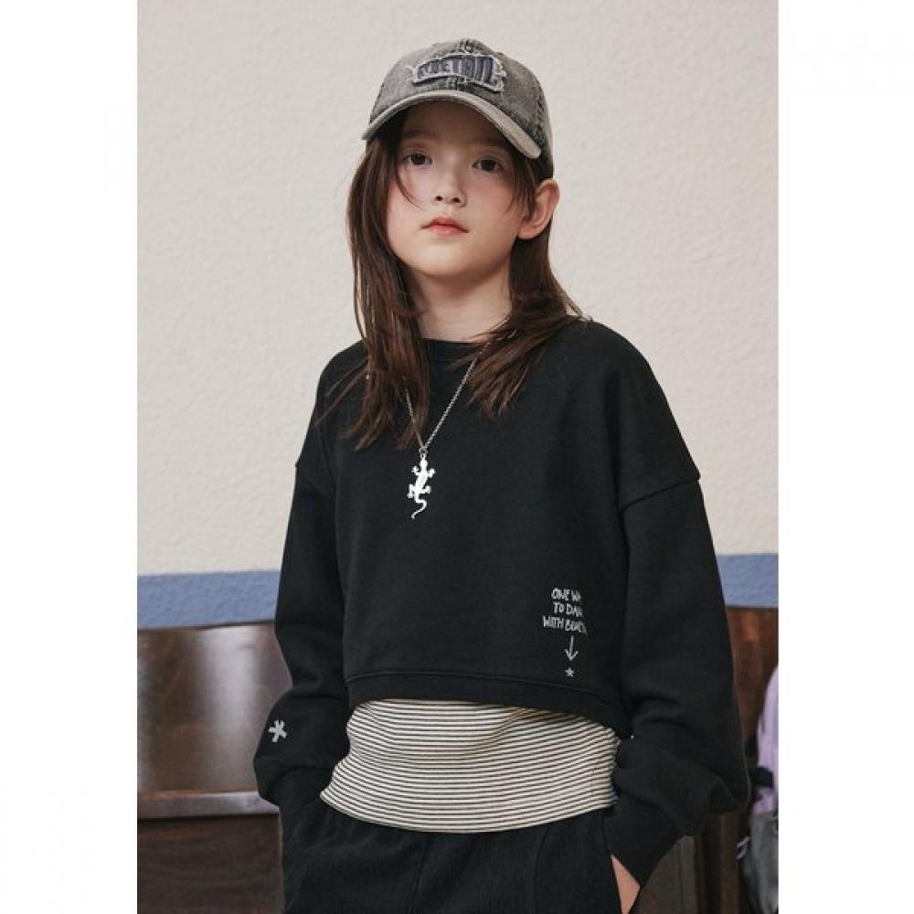 Bluetail Black Layered Sweatshirt Aaa2ts07bk Black/175