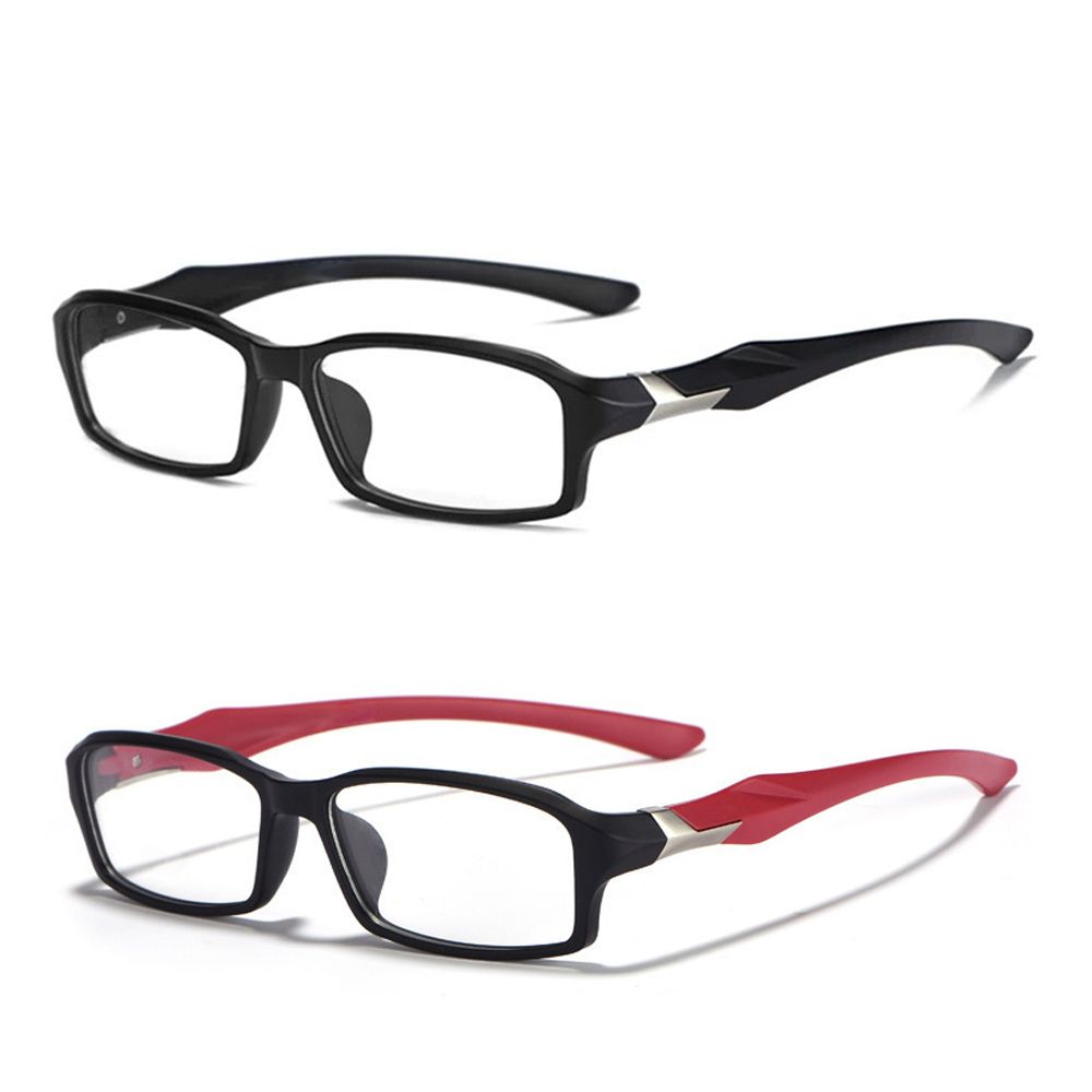 Anti-Blue Light Reading Glasses Square Shape Full Frame Glasses Unisex Plain Glasses Computer Work
