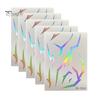 Event Makeup Tattoos 5 Sheets Holographic Lightning Tattoos, Waterproof Flash Temporary Safe Face Stickers, Full Color Body Art for Festival