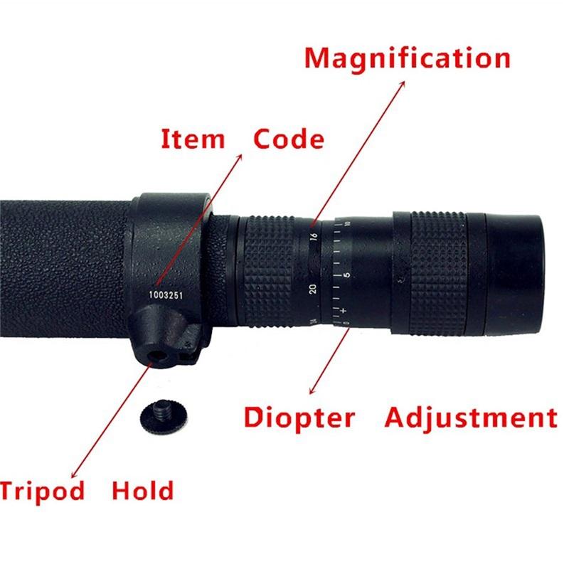 8-24x ,Single-lens telescope 40mm high-definition metal optical lens, high-power astronomical telescope