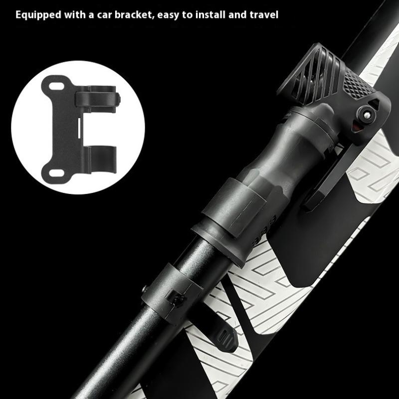 Bicycle Pump Mini Portable Hand Tire Tube Inflator Aluminum Alloy Bike Air Shock Pump Schrader Presta Valve