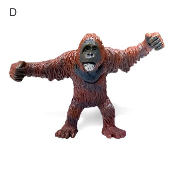 Miniature Orangutan Cute Delicate Craft PVC Wild Animal Orangutan Model for Gift