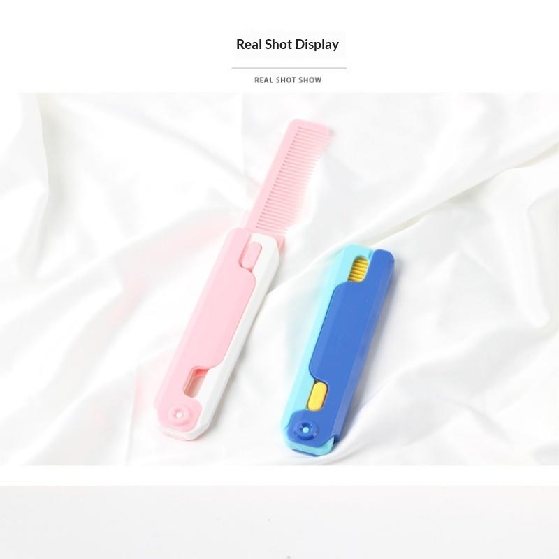 3D Gravity Straight Comb Small Radish Knife Comb Cute Stress Relief Fidget Toys Travel Out Portable Cute Model Butterfly Comb