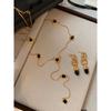 Niche Style Super Long Women's High-End Sweater Chain Set of Gems