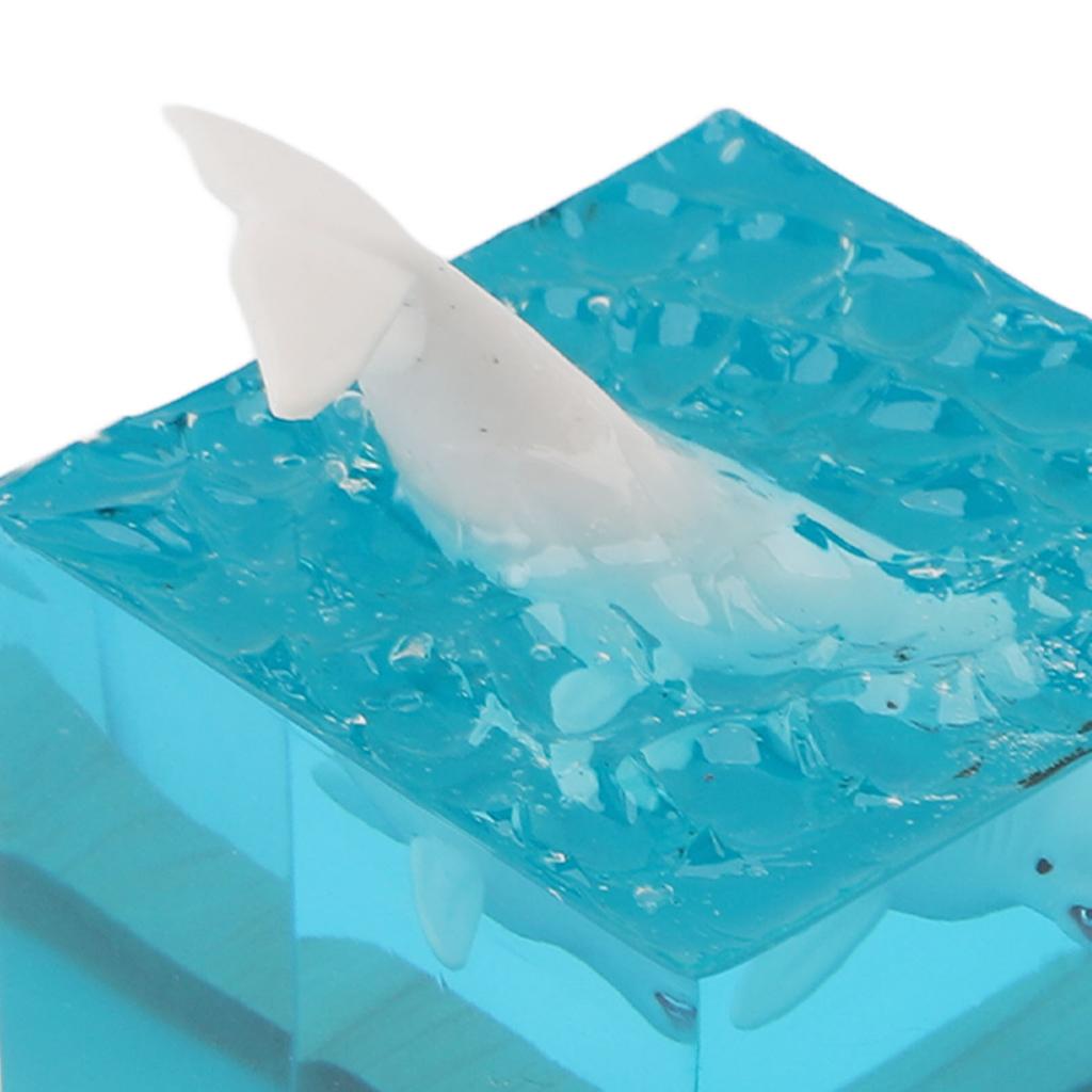 Handcrafted White Whale Night Light Diver Deep Sea Night Lamp with USB Oak Stand RGB Bedside Table Home Decor