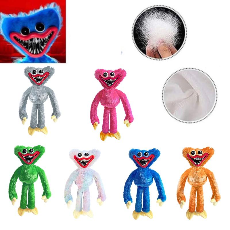 Poppy Playtime Huggy Wuggy Green Orange Figure Plush Stuffed Toy Dolls Kids Gift