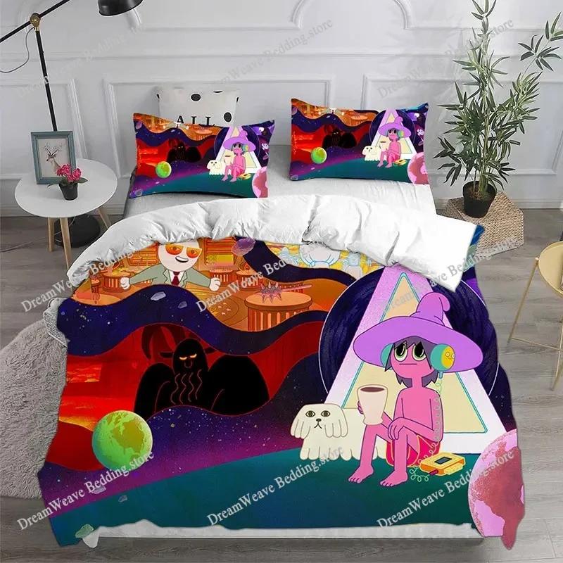 New Cartoon Midnight Gospel Anime Bedding Sets Comforter Quilt Bed Cover Duvet Cover Pillow Case Kids Adult Size Luxury Gift741