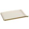 Light Luxury Italian Leather Tray Ornaments Model House Sales Office Creative Irregular Rectangular Storage Tray Decorations