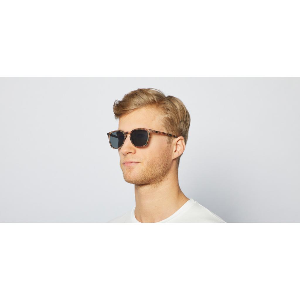 Ijipiji Trapeze Sunglasses #E Blue Tortoise
