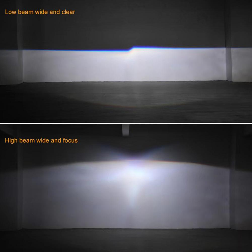 Hochwertiges Antiblockiermotorlicht Hohe Lumen LED Auto Frontscheinwerfer Superhell Hitzebeständig Autoteile für Einfach