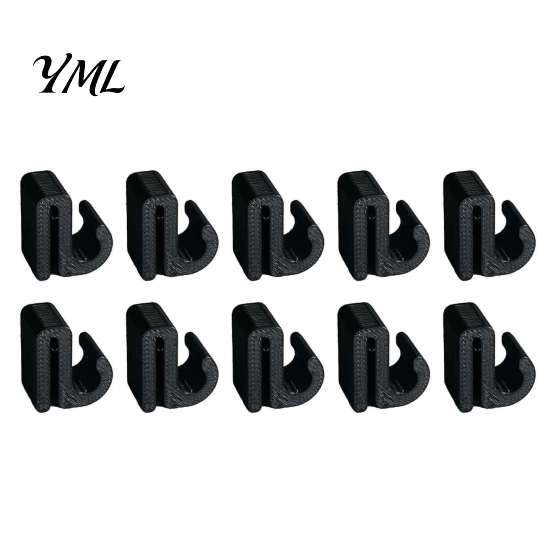 Easy Install String Light Hooks Pergola Cable Clip, Outdoor Wire Organizer Hook for 3-8mm Strings, Tool-Free Snap-On Garden Hangers Install,