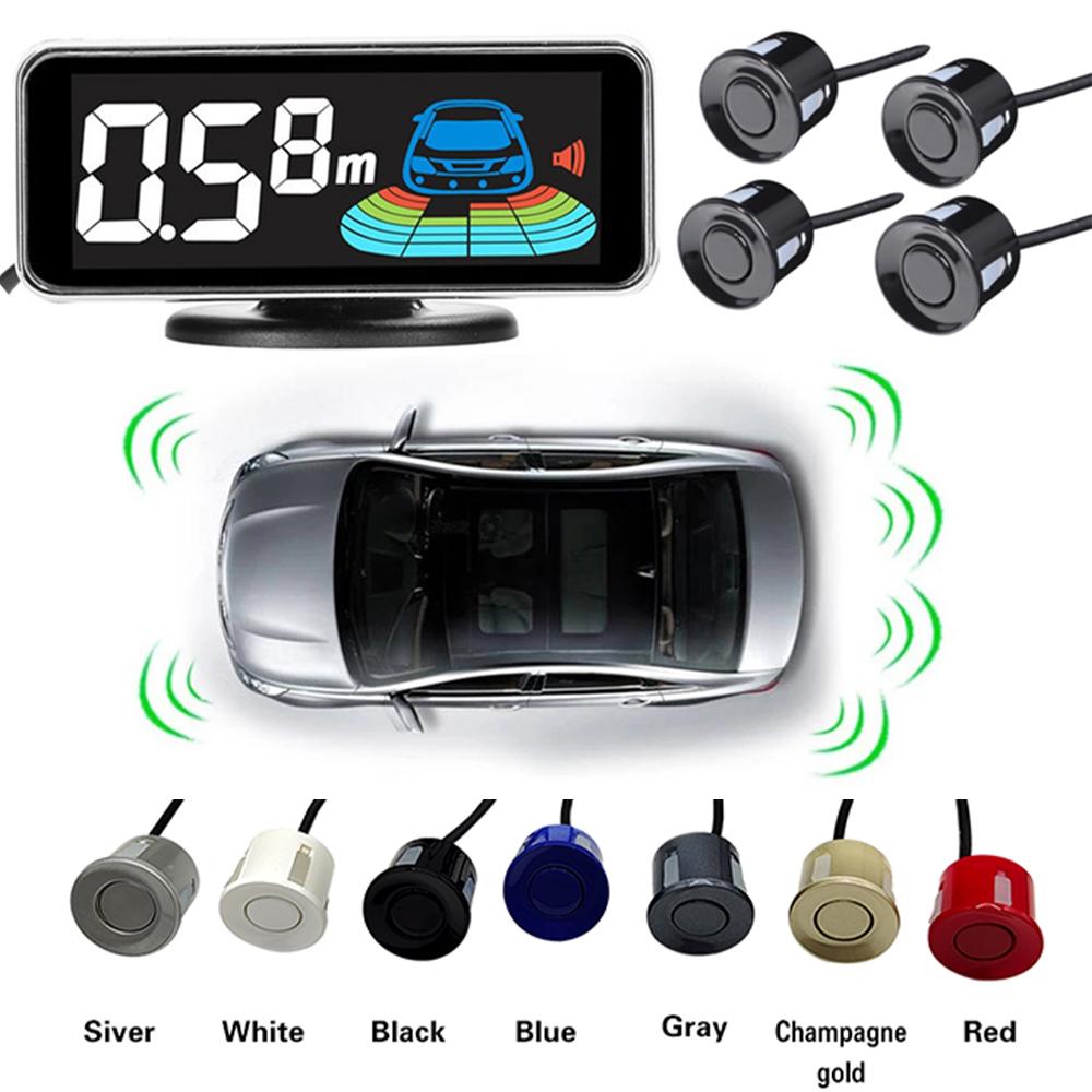 Multiple Radar Parking Sensor Kit Backlight Parktronic LED Display System Backup Monitor Detector Assistant