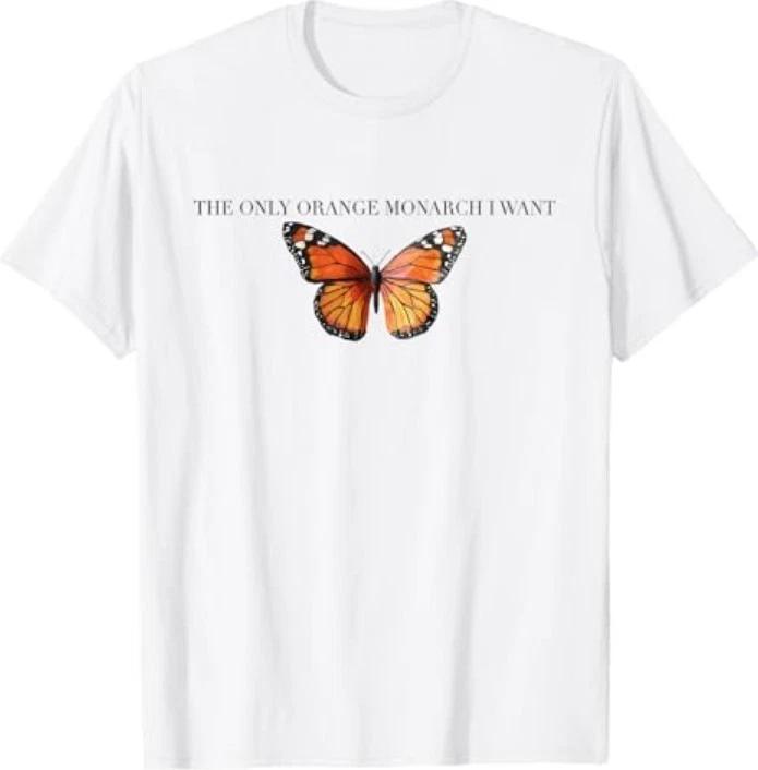 Retro The Only Orange Monarch I Want Anti Authoritarianism T-Shirt S