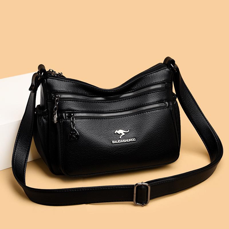 New Summer Mother Bag Korean Version Large Capacity Shoulder Bag Fashionable Middle-aged Mother Women's Crossbody Bag