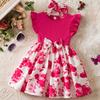 Toddler Girls Sleeve Birthday Party Dress