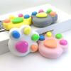Cartoon Cat Paw Highlighter Pen Graffiti Marking Funnyl Highlighter Pen Handmade DIY Fluorescent Marker Children's Day Gifts