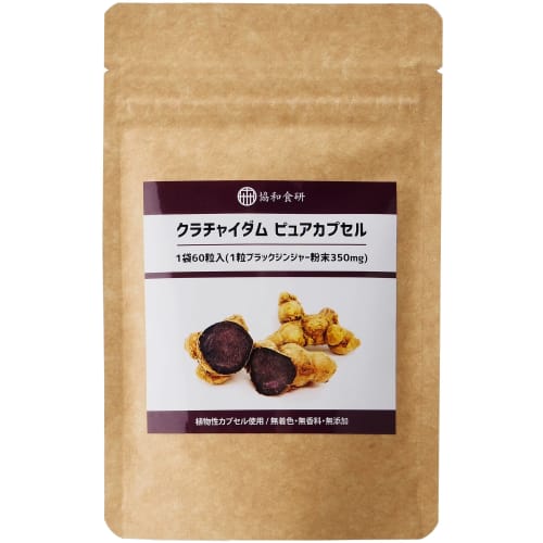 

Kyowa Shokuken Крачайдам Чистые капсулы, 60 капсул, 350 мг порошка черного имбиря в капсуле