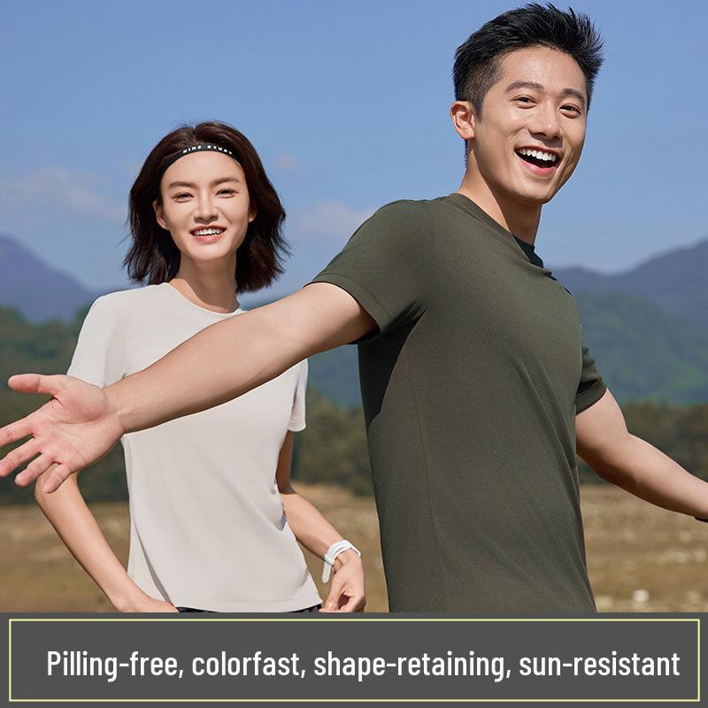 Custom Print Quick-Dry Crew Neck T-Shirt for Company Advertising, Outdoor Events, and Team Building.