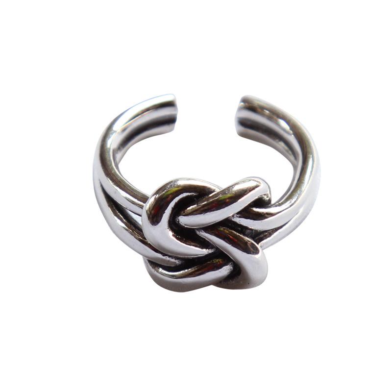 Silver Color Multilayer Simple Geometric Rings Charm Women Trendy Jewelry Vintage Party Accessories Gifts