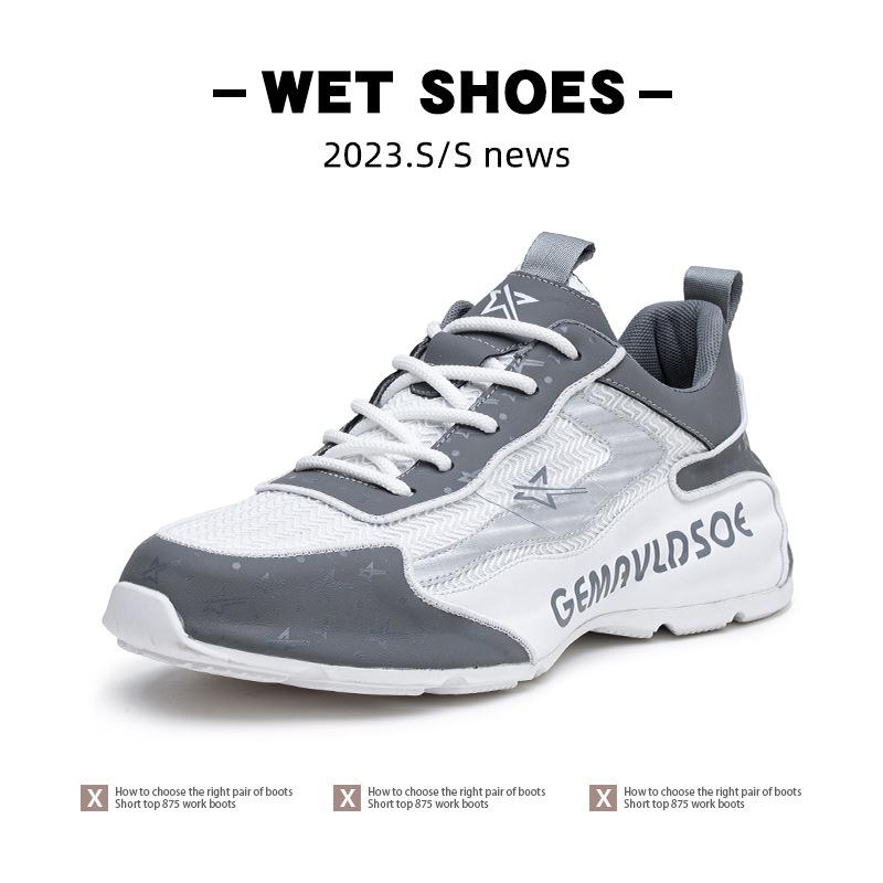 Extra large size men's shoes high-end all-inclusive sneakers spring and autumn new mesh casual shoes thick sole heightening dad shoes