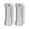 2PCS Motorcycle Highway Bar Light Chrome Plated Universal for 1.25in Pipe Diameter AntiCollision Tube