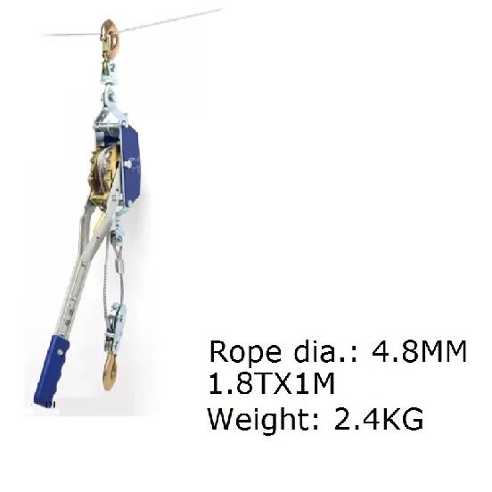 1T-2T Japanese style ratchet cable puller hand steel wire rope winch puller pulling wire grip Industrial grade webbing sling.
