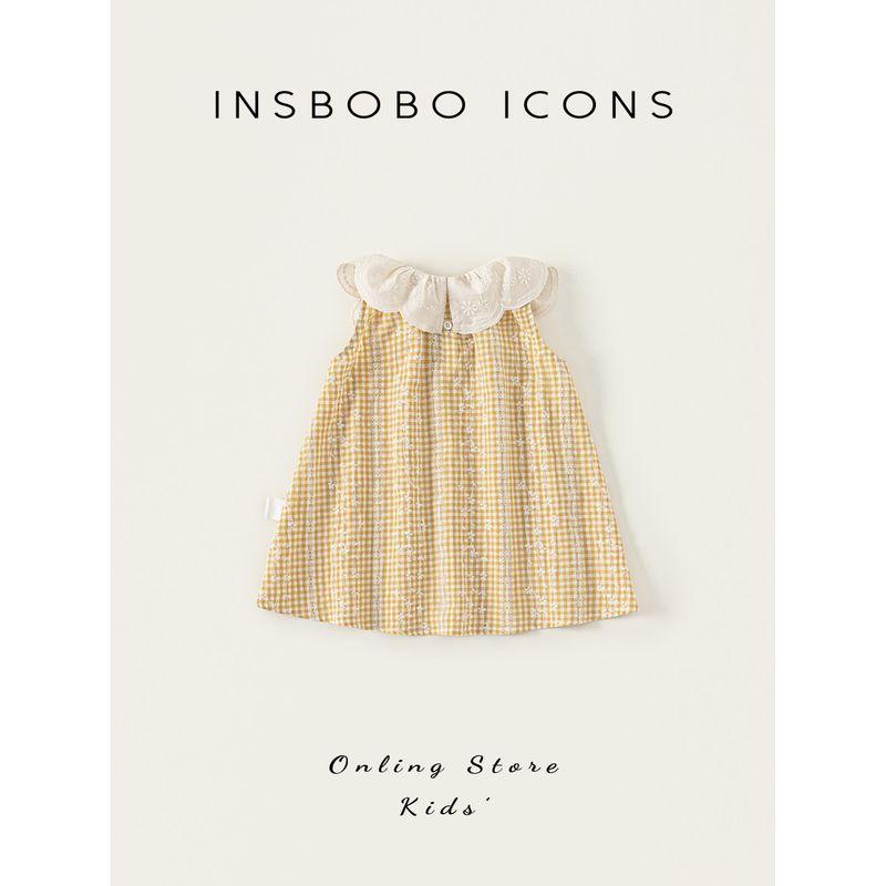 Insbobo Baby Dress Baby Dress Summer Birthday Party Baby Girl's Dress Baby Summer Wear Beautiful Thin