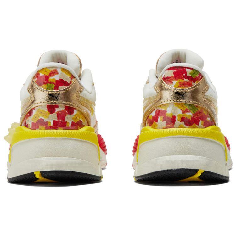 Puma Haribo X RS-X3 Gummy Bears Unisex Sneakers White Whisper-White Team-Gold 383415-01