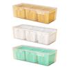 Vegetable Fruit Drain Storage Box With Divided Sections Drainage  Container Produce Saver Kitchen Accessories