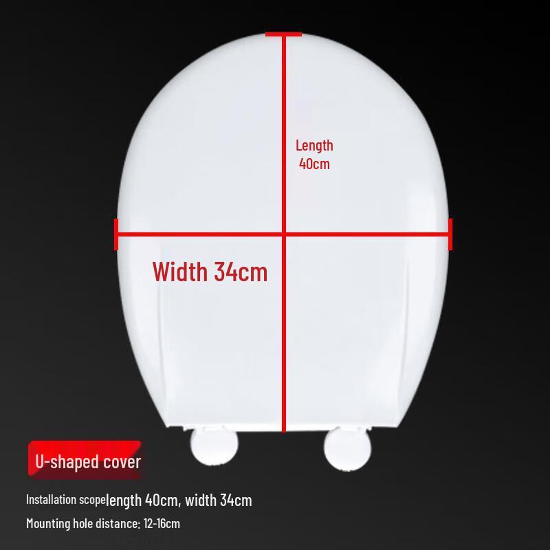 TLXT Thickened Soft V-Shaped Universal Toilet Seat Cover
