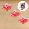 30PCS Adhesive Cable Wire Clips Clear Cable Outdoor Cable Management Wire Organizer Cord Holder for Under Desk Car Wall TV Cable