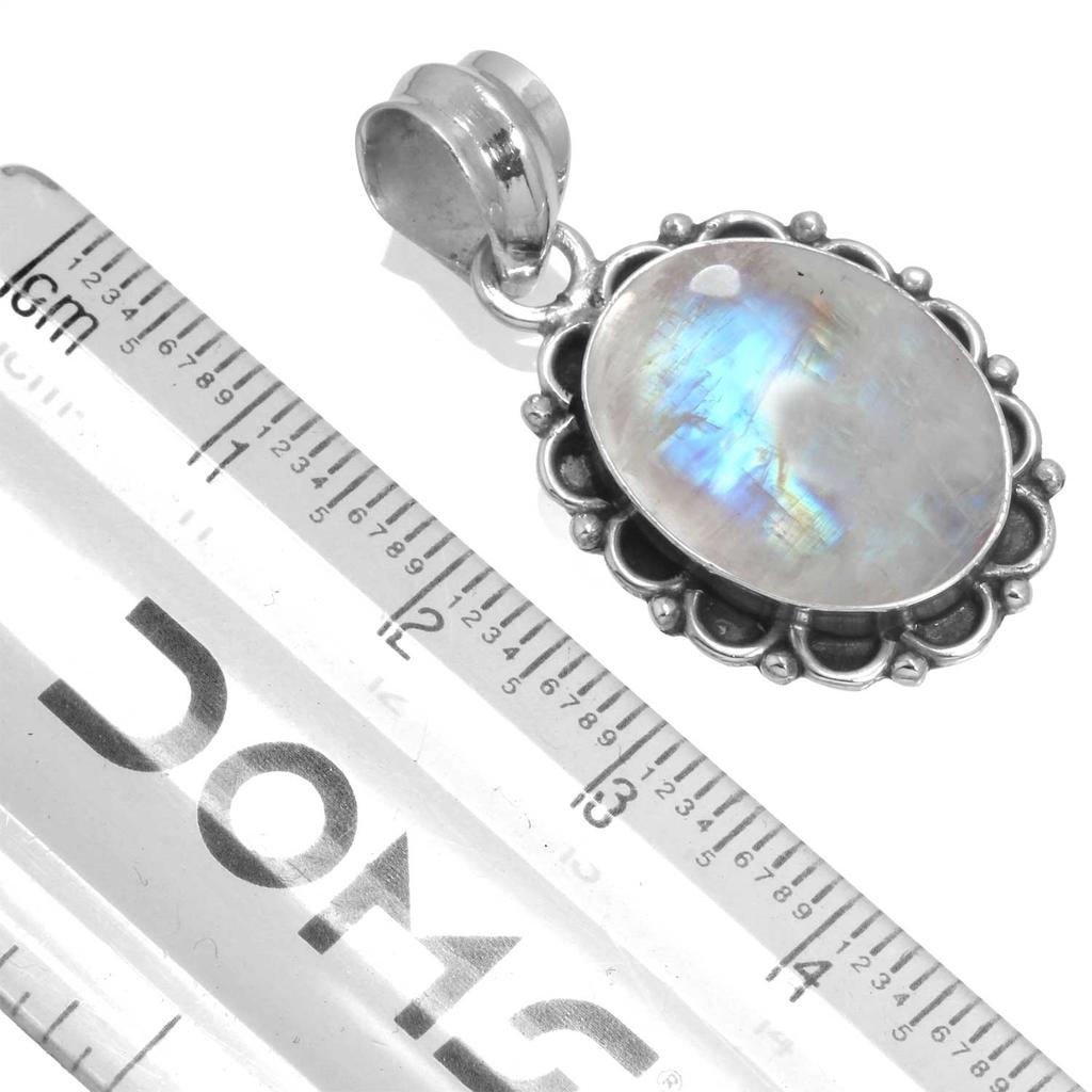 925 Sterlingsilber Anhänger Damen Edelstein Handgefertigter Schmuck Ostergeschenk Malachit Mondstein Rosenquarz Roter Stein Rauchtopas Tigerauge Mode