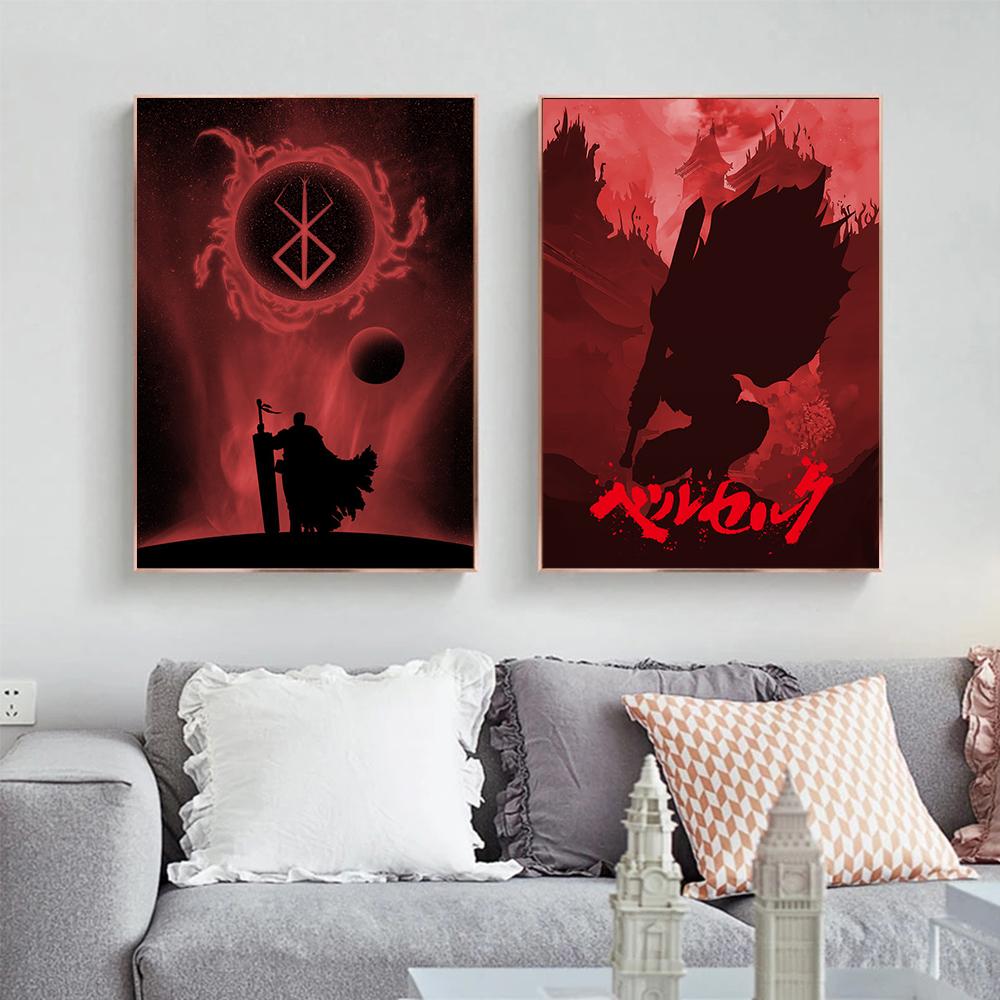 Zuřivý plakát Japonský anime obraz Nástěnné umění Obraz na plátně Moderní Ložnice Bar Obývací pokoj Domácí dekorace Obraz Cuadros