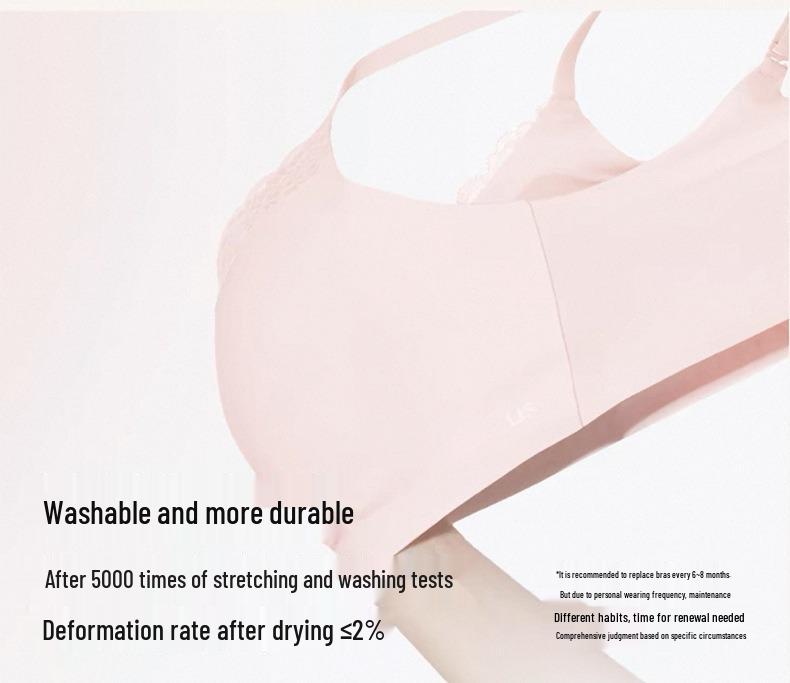 Soft, Skin-Friendly Seamless Bra: Side Support & Enhanced Gathering for Women, No Underwire, High Elasticity