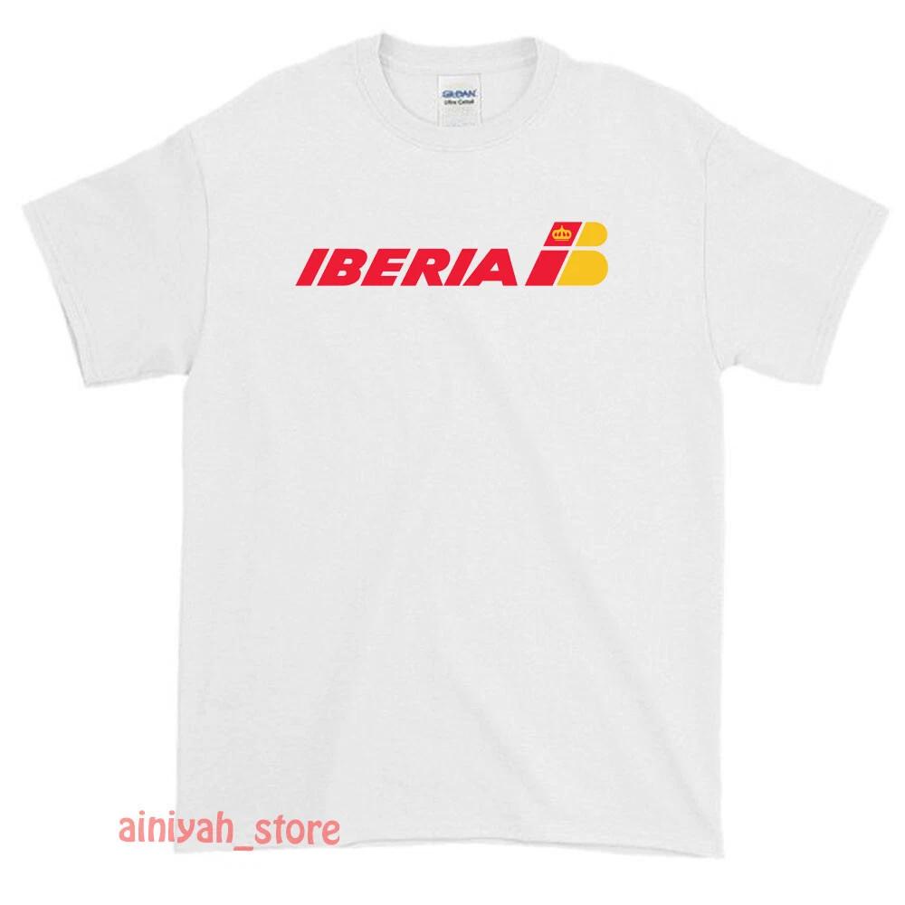 New Iberia Airlines Logo Men s Funny T shirt USA Size S-XXL L