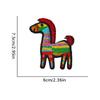 10PCS/Set Cartoon Pony Patten DIY Clothing Accessories Funny No Adhesive Backing Playful Patch Multi-Function 6 Styles
