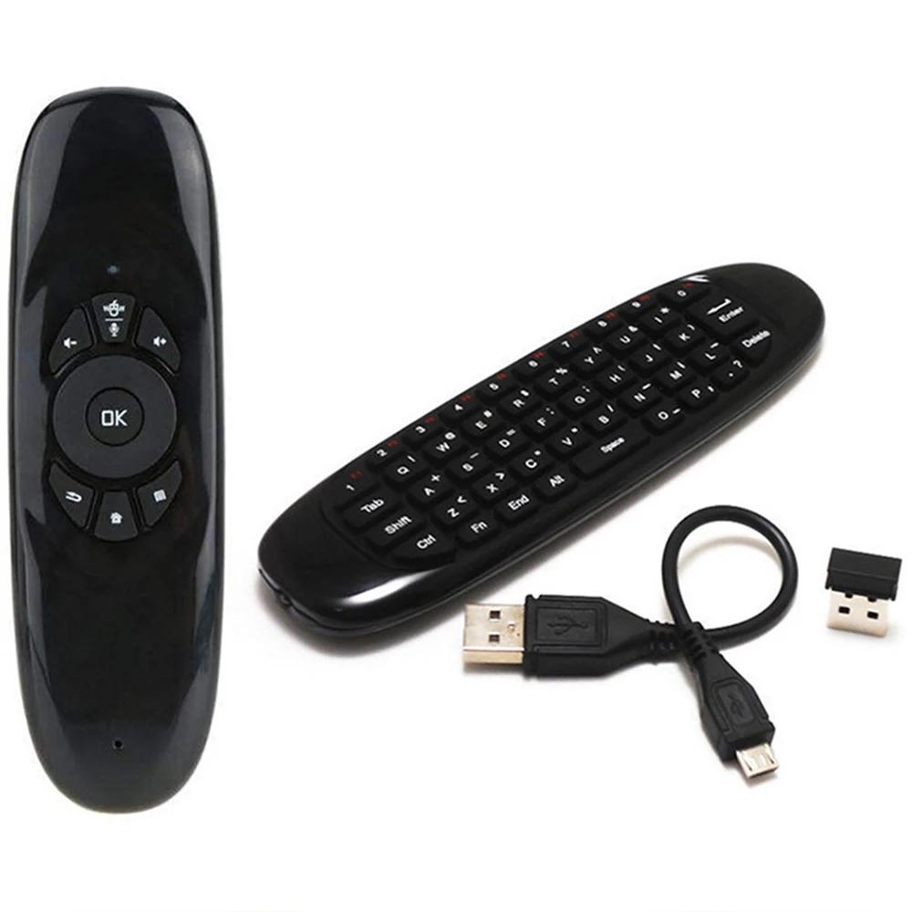 

C120 Air Mouse 2.4G RF Remote Control Colorful Light Wireless Keyboard for Android Smart TV Box Projector PC
